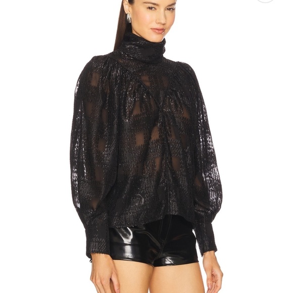 IRO Black Sequin Top - Picture 2 of 7